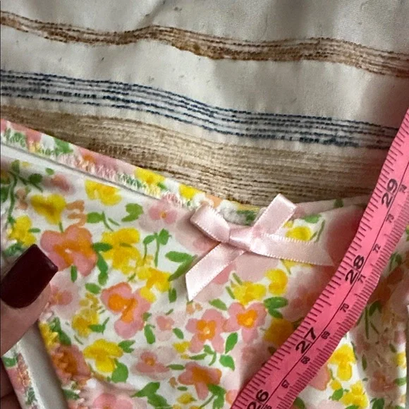 Pacsun Eco PINK FLORAL LOLA BOWTIE BIKINI SET - Picture 12 of 16